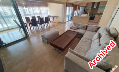 Luxury 4 bedroom furnished penthouse with swimming pool for sale in Germasogeia Tourist Area