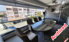 Luxury 4 bedroom furnished penthouse with swimming pool for sale in Germasogeia Tourist Area