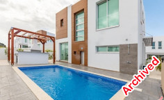 Luxury 3 bedroom furnished villa with swimming pool for sale in Kapparis