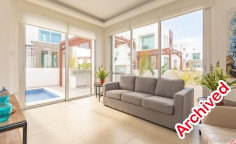 Luxury 3 bedroom furnished villa with swimming pool for sale in Kapparis