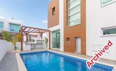 Luxury 3 bedroom furnished villa with swimming pool for sale in Kapparis