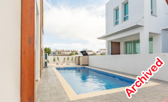 Luxury 3 bedroom furnished villa with swimming pool for sale in Kapparis