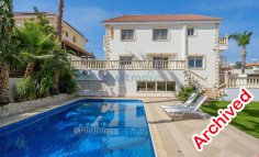 4 bedroom villa private pool for rent Limassol 