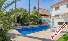 4 bedroom villa private pool for rent Limassol 