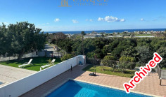 Modern detached villa with sea view in Chloraka 