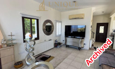 Modern detached villa with sea view in Chloraka 