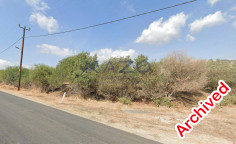 Large 1090 m2 field for sale in Parekklisia , Limassol