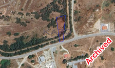 Large 1090 m2 field for sale in Parekklisia , Limassol