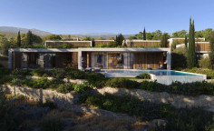 Modern Agios Tychonas villa with sea view 
