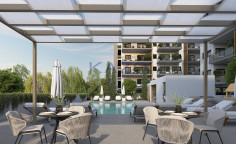 Modern Zakaki apartment with pool and gym 