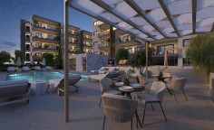 Modern Zakaki apartment with pool and gym 