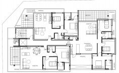 Large three bedrooms apartment for sale in Engomi