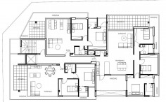 Large three bedrooms apartment for sale in Engomi