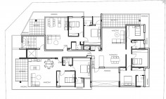 Large three bedrooms apartment for sale in Engomi