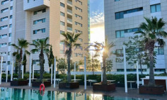 Seafront Neapolis apartment with sea view gym pool 