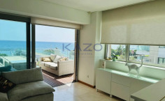Seafront Neapolis apartment with sea view gym pool 