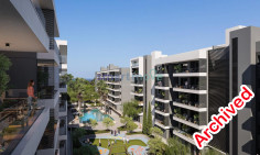 Two bed apartment with swimming pool for sale in Zakaki