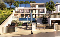 New luxury villas with swimming pool in Fasoula area 