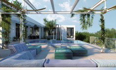 Luxury villa with swimming pool for sale in Agios Tychonas area 