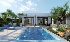 Luxury villa with swimming pool for sale in Agios Tychonas area 