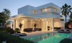 Stunning Agios Tychonas villa with pool and gym 