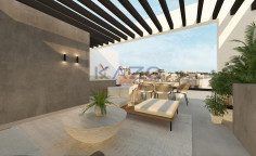 Modern one bedroom plus one extra room penthouse apartment in lively Agios Nikolaos 