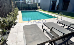 Spacious three bedroom apartment in peaceful Asomatos with pool 