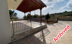 Spacious furnished four bedroom house in peaceful Pachna 