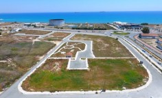 Residential corner plot on Larnaca/Dekelia road only a few meters from the sea, Larnaca