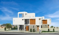 Modern house on corner plot for sale on Dekelia road