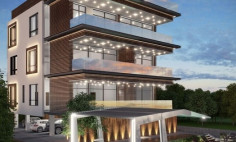 Large 2 bedrooms penthouse with swimming pool for sale in Germasogeia Tourist Area