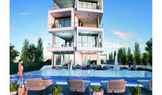 Large 3 bedroom apartment with swimming pool for sale in Parekklisia