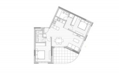 Lovely two bedrooms apartment with swimming pool for sale in Germasogeia Tourist Area