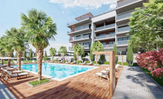 Beautiful 2 bedroom apartment with swimming pool for sale in Mouttagiaka