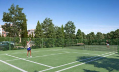 Large 2 bedrooms apartment with swimming pool for sale in Trachoni
