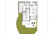Large 2 bedrooms apartment with swimming pool for sale in Trachoni