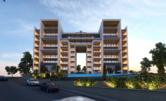 Spacious 3 bedroom penthouse with swimming pool for sale in Agios Tychonas