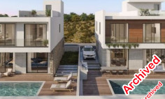 Luxury three bedrooms house with swimming pool for sale in Yeroskipou