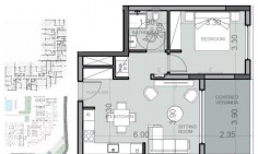 Luxury 1 bedroom apartment with swimming pool for sale in Kato Paphos