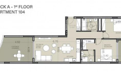 Beautiful 2 bed apartment with swimming pool for sale in Kato Paphos
