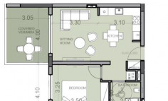 Spacious 1 bedroom apartment with swimming pool for sale in Kato Paphos