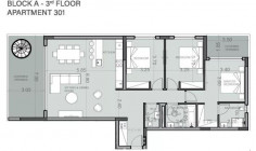 Beautiful 3 bedroom penthouse with swimming pool for sale in Kato Paphos