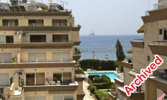 Lovely 2 bedroom furnished apartment with swimming pool for sale in Germasogeia Tourist Area
