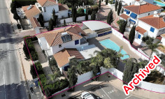 Beach house with a swimming pool in Protaras, Famagusta 