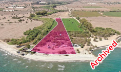 Lovely land for sale in Mazotos, Larnaca