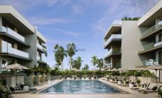 Lovely 2 apartment with swimming pool for sale in Livadia