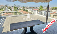 Apartment (penthouse) in Agios Dometios, Nicosia for rent 