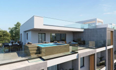 3 bedroom penthouse with swimming pool for sale in Oroklini
