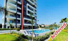 Luxury 2 bedroom furnished apartment with swimming pool to rent in Mouttagiaka