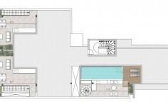 2 bedroom penthouse with swimming pool for sale in Linopetra